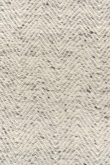 Tapete de lã Furrow natural branco/cinza - 200x300 cm - Scandi Living