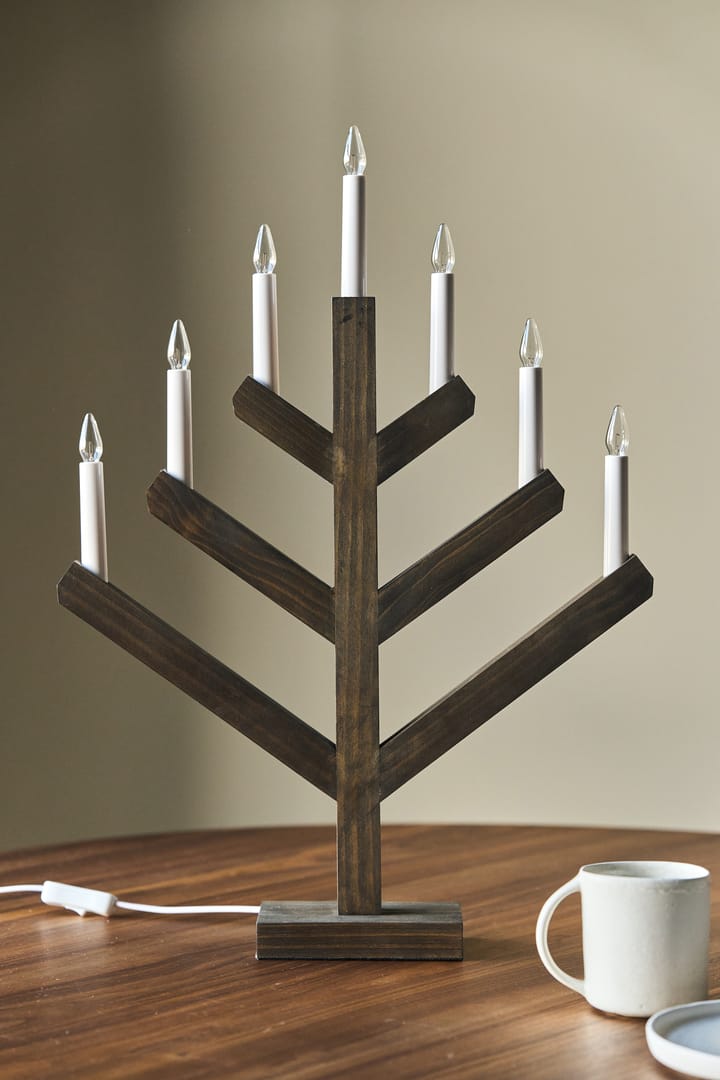 Vela do advento Pine 62 cm, Tingimento escuro Scandi Living