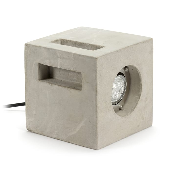 Candeeiro de chão Cube 15x15 cm - Cement - Serax