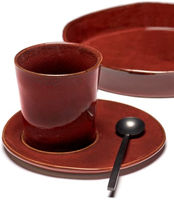 Pires para chávena de café expresso La Mère Ø14,5 cm 2-unidades - Vermelho veneziano  - Serax