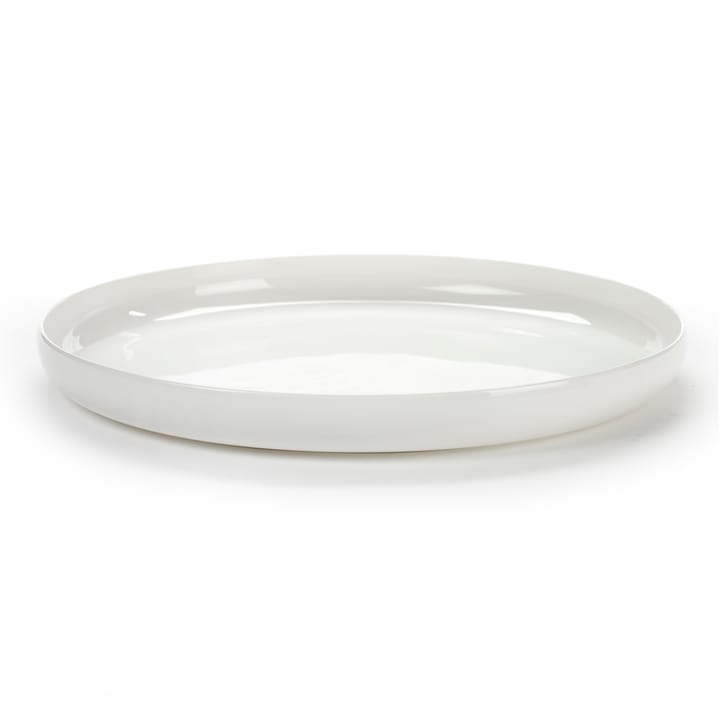 Prato com rebordo alto branco Base - 28 cm - Serax