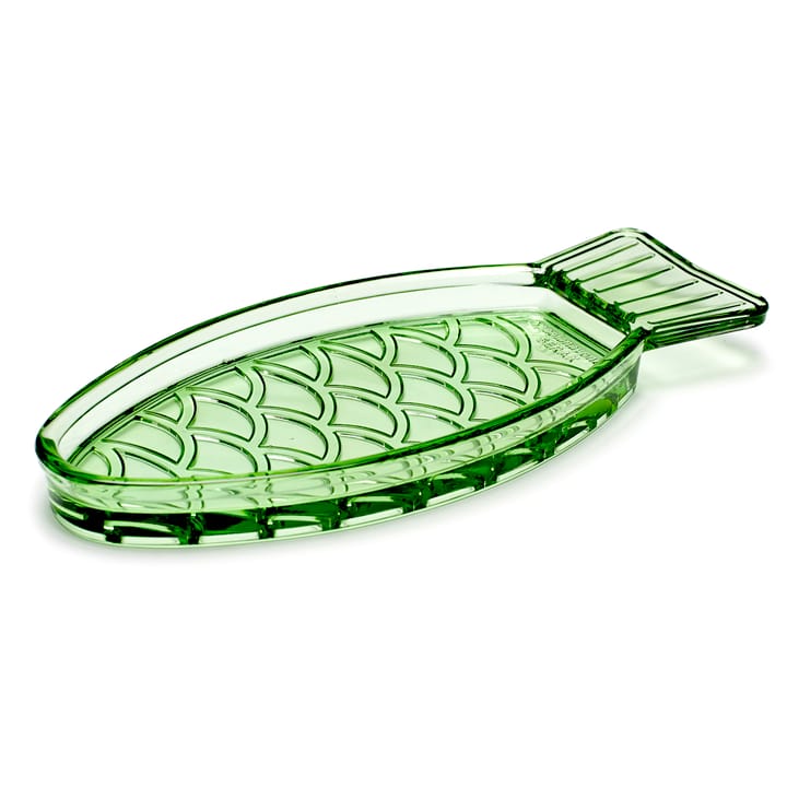 Prato Fish & Fish 10x23 cm - verde - Serax