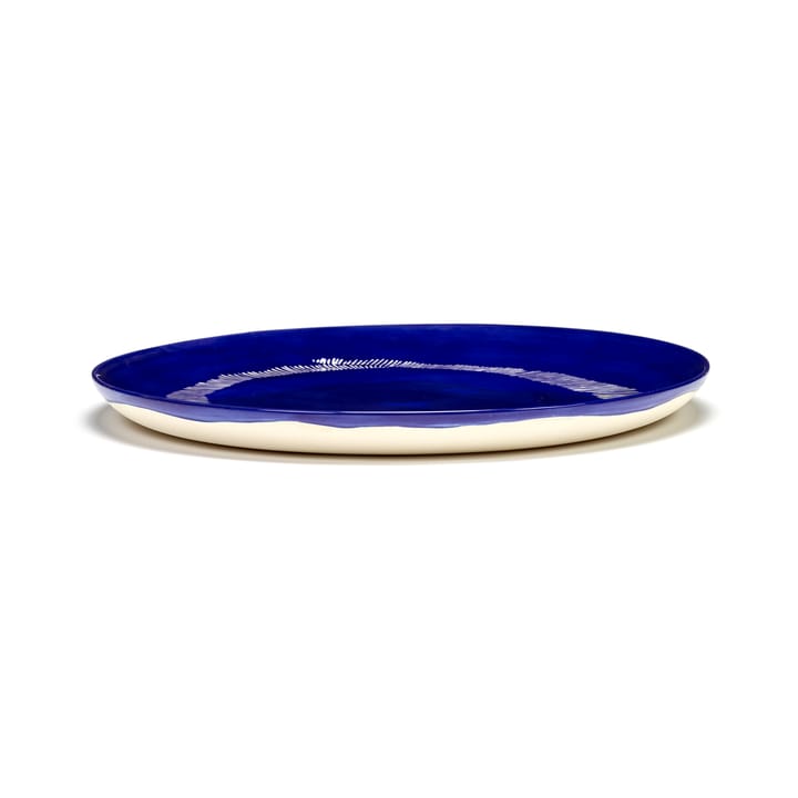 Prato Ottolenghi Feast L Ø26,5 cm 2 unid. - Dark blue stripes-white - Serax