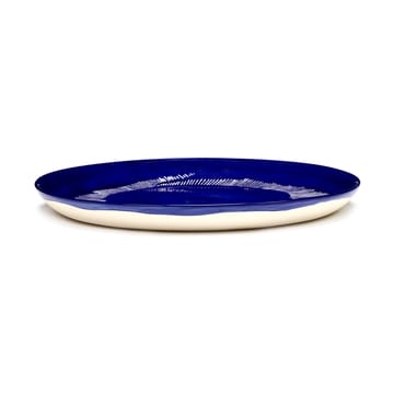 Prato Ottolenghi Feast M Ø22,5 cm 2 unid. - Dark blue stripes-white - Serax