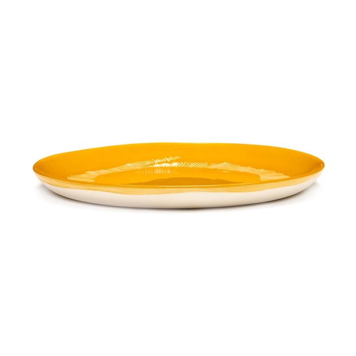 Prato Ottolenghi Feast M Ø22,5 cm 2 unid. - Yellow stripes-white - Serax