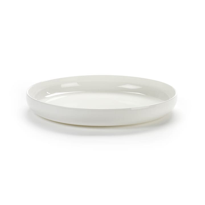 Prato pequeno com rebordo alto branco Base, 20 cm Serax