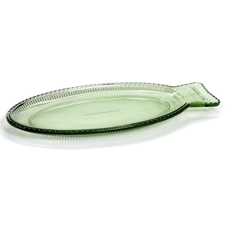 Travessa Fish & Fish 16x35 cm - verde - Serax