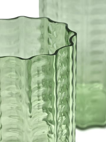 Vaso Waves 04 Ø18x21 cm - Green-clear - Serax