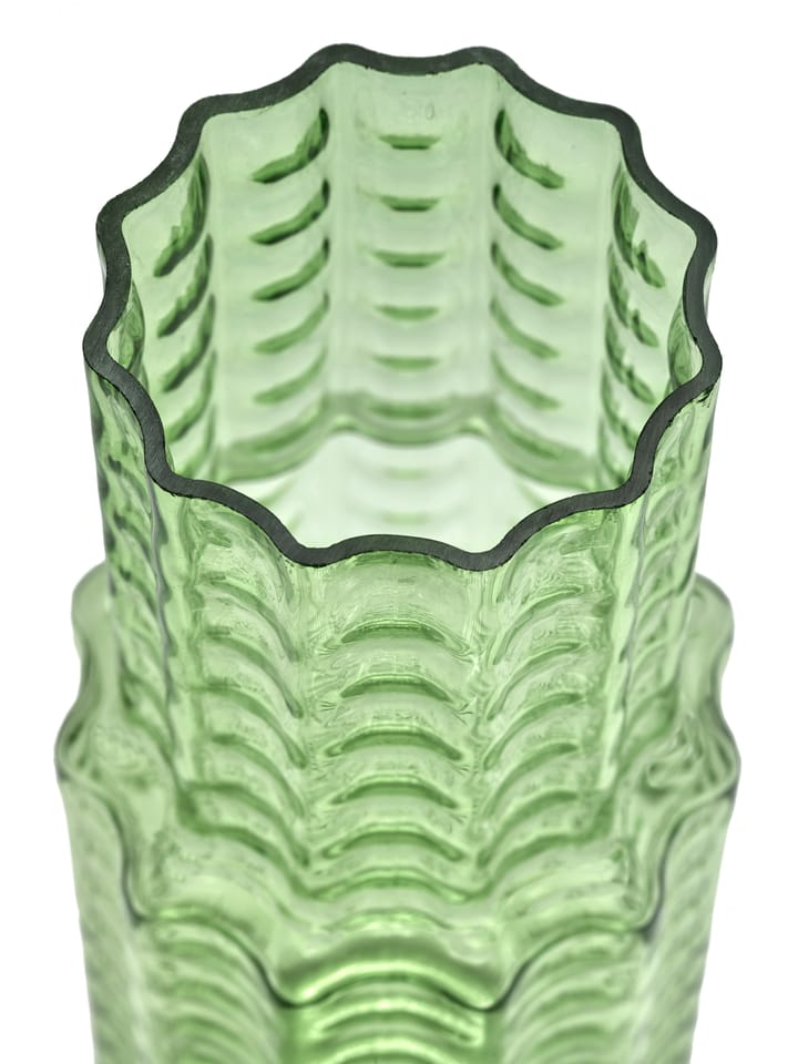 Vaso Waves 05 Ø16x35 cm, Green-clear Serax