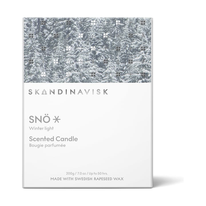 SNÖ vela perfumada Edição Especial, 200 g Skandinavisk