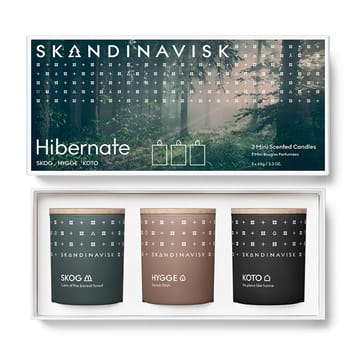 Velas Hibernation conjunto de oferta mini - 3 peças - Skandinavisk