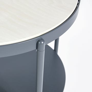 Mesa de apoio Lene - Cinzento,Folheado de cinza pigmentada branca - SMD Design