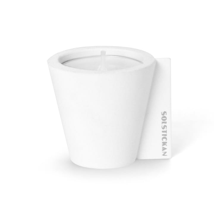 Porta velas Flipp 5x6 cm - Branco - Solstickan Design