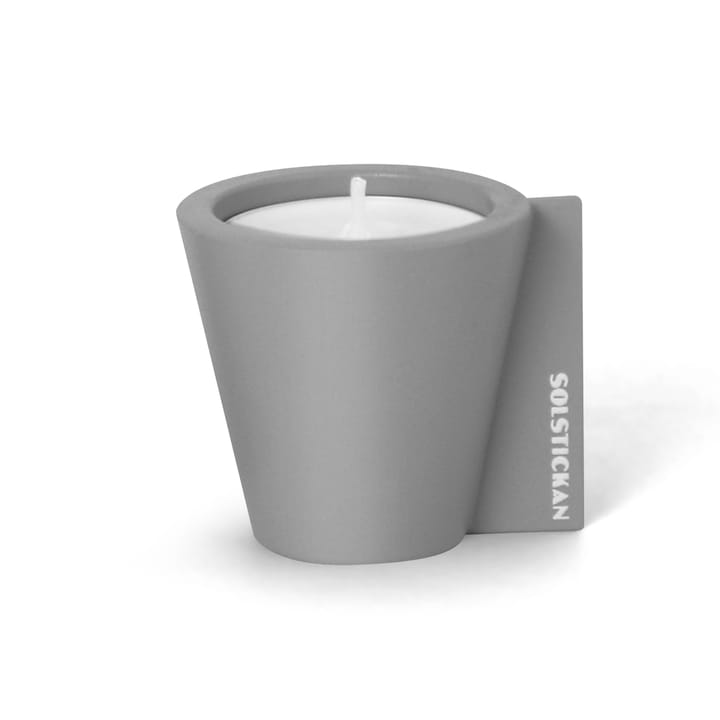 Porta velas Flipp 5x6 cm, Cinzento Solstickan Design