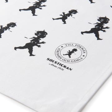 Solstickan toalha de cozinha 50x70 cm - Branco-preto - Solstickan Design