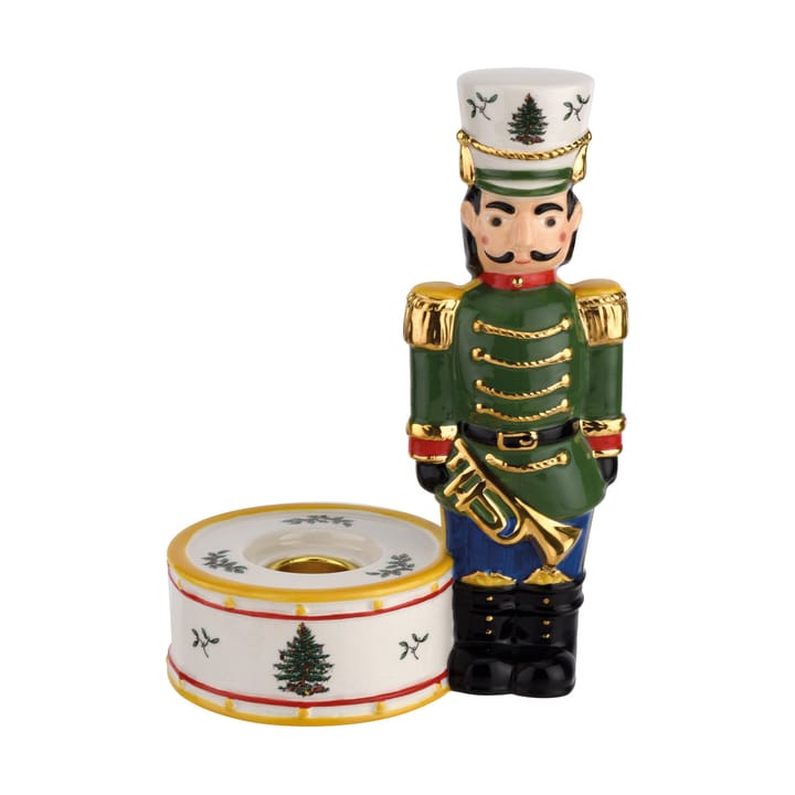 Castiçal Christmas Tree Nutcracker 17,5 cm - Green - Spode