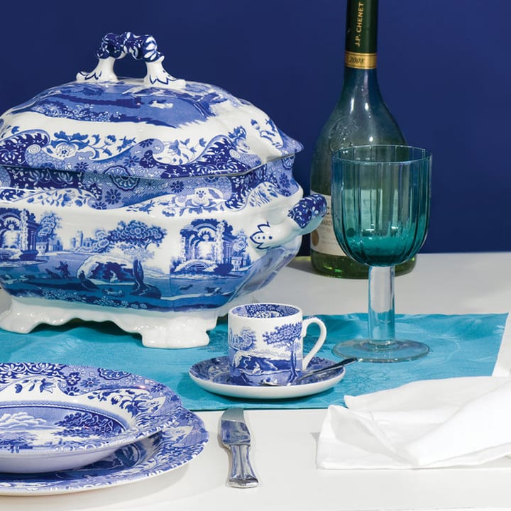 Chávena de chá e pires Blue Italian - 9 cl/ 3 oz - Spode