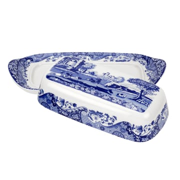 Manteigueira Blue Italian - 20 x 10 cm/ 8 x 4 polegadas - Spode