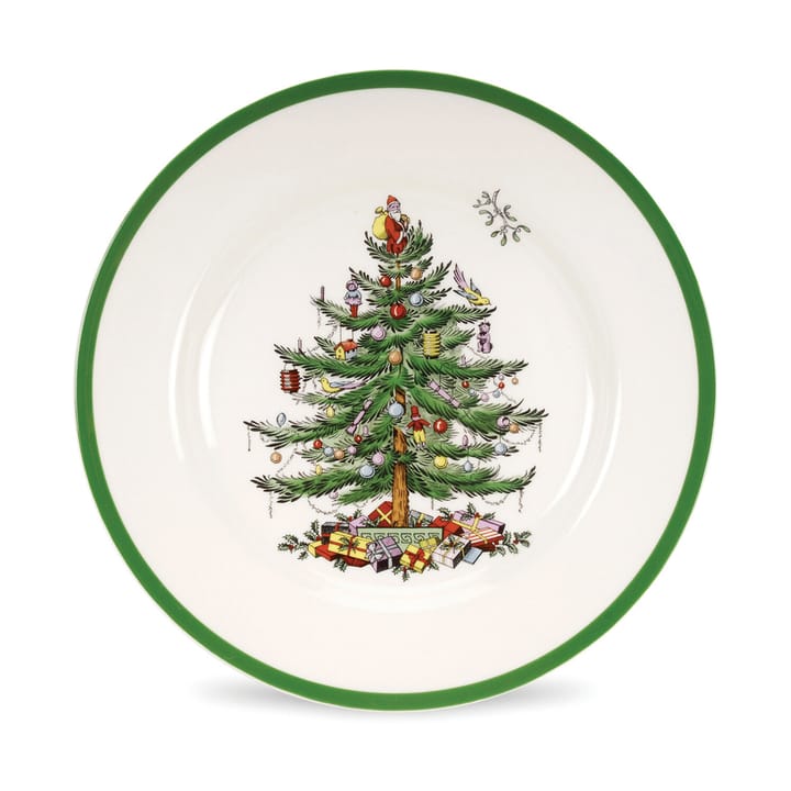 Prato Christmas Tree Ø27 cm - White-green-red - Spode