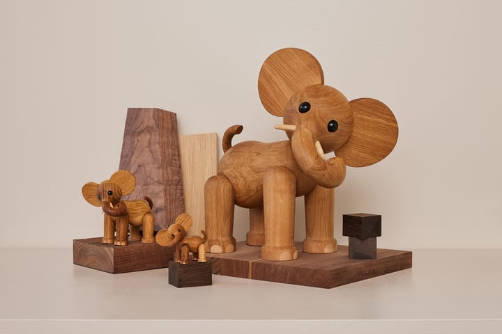 Decoração Elefante Tembo 41 cm - Carvalho - Spring Copenhagen