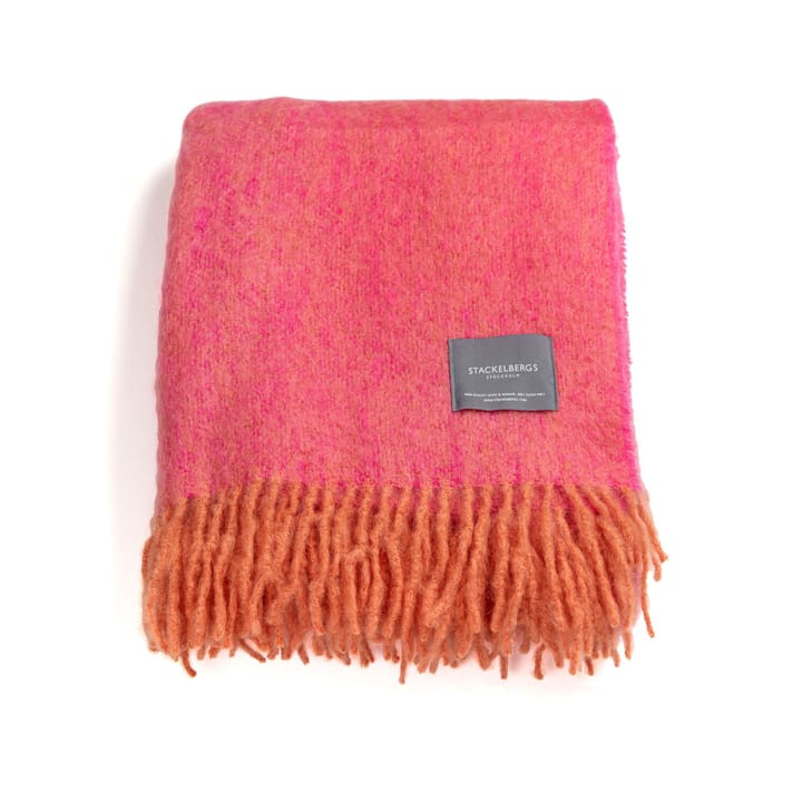 Manta Mohair - orange & pion melange - Stackelbergs