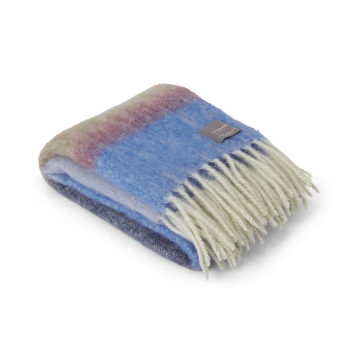 Manta Mohair - Stripe Blue, Azur & Camel - Stackelbergs