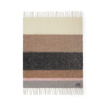 Manta Mohair - Stripe Brown, Black & Rose - Stackelbergs