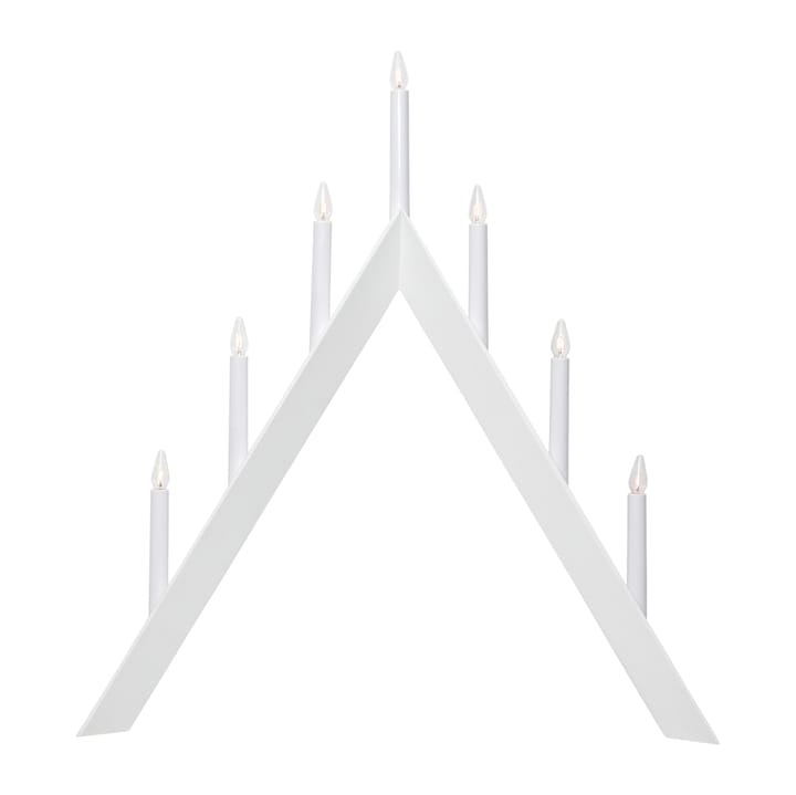 Castiçal Arrow 64,5 cm - Branco - Star Trading