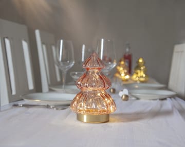 Decoração da mesa luzes de Natal 18 cm Abete - Rosa - Star Trading