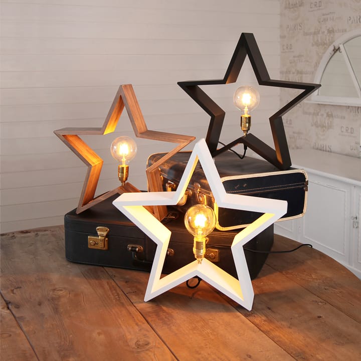 Estrela de mesa do advento Lysekil 48 cm - branco - Star Trading