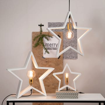 Estrela de mesa do advento Lysekil 48 cm - branco - Star Trading