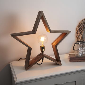 Estrela de mesa do advento Lysekil 48 cm - Castanho - Star Trading