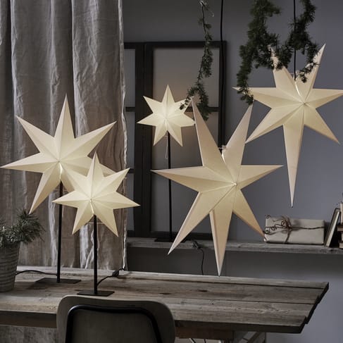 Estrela do advento Frozen 65 cm - Branco - Star Trading