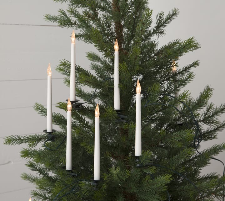 Luzes da árvore de Natal 16 luzes SlimLine - Branco - Star Trading
