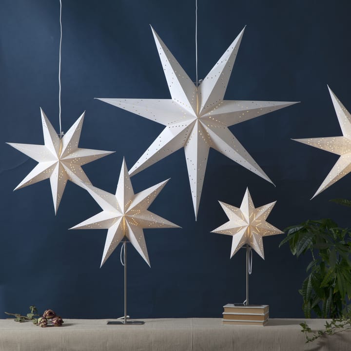 Sensy Estrela de advento de pé 78 cm  - Branco - Star Trading