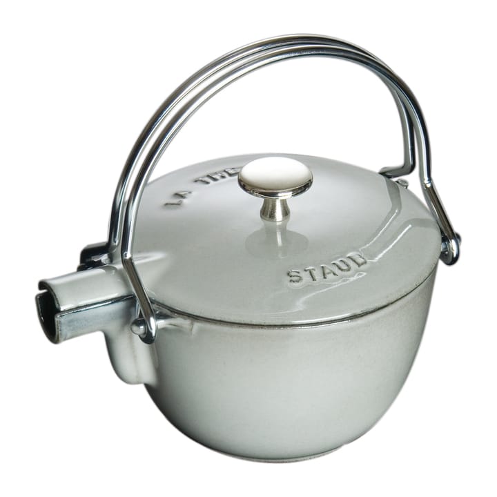 Bule de chá redondo Staub 1,15 L - cinza - STAUB