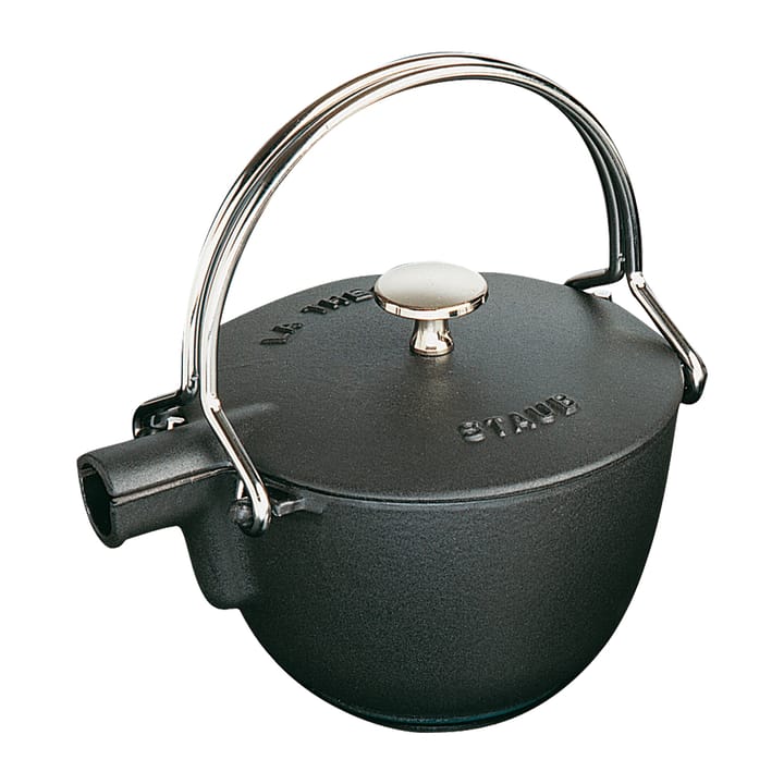 Bule de chá redondo Staub 1,15 L - Preto - STAUB