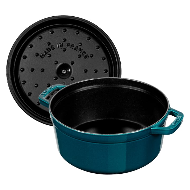 Caçarola de forno redonda - esmalte triplo La Mer - 3,8 l - STAUB