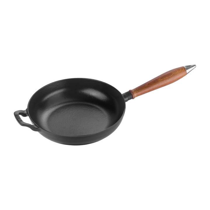 Frigideira com pega de madeira Vintage Ø24 cm - Preto - STAUB