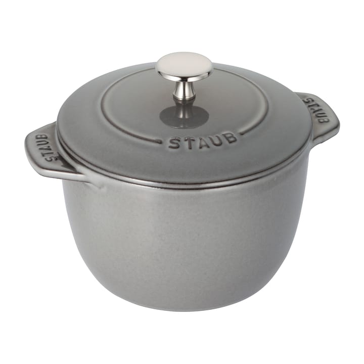 Panela de ferro fundido Rice 1,6 L - cinza - STAUB