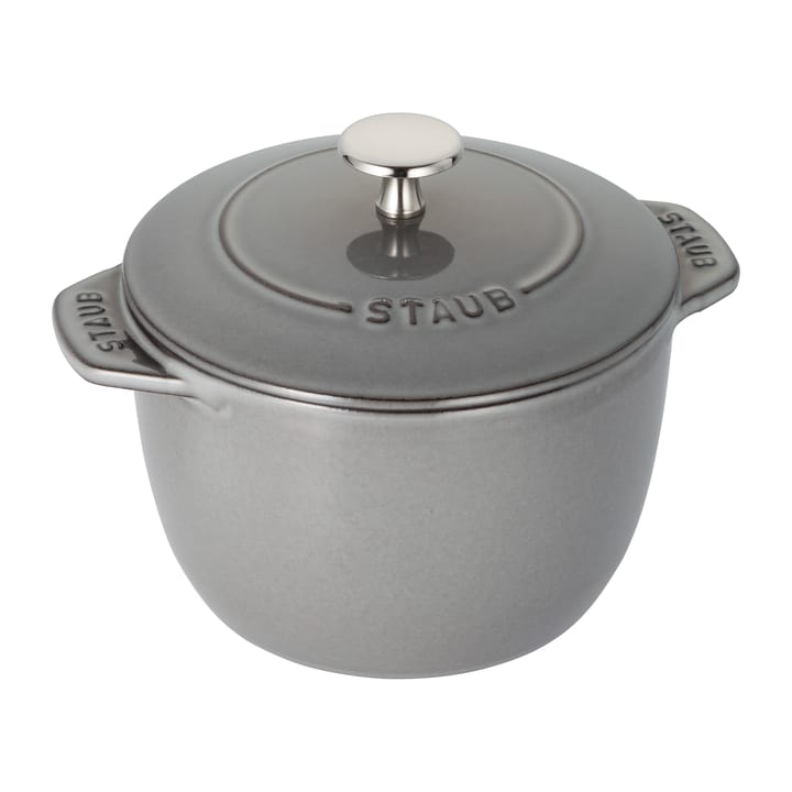 Panela de ferro fundido Rice 1,6 L - cinza - STAUB