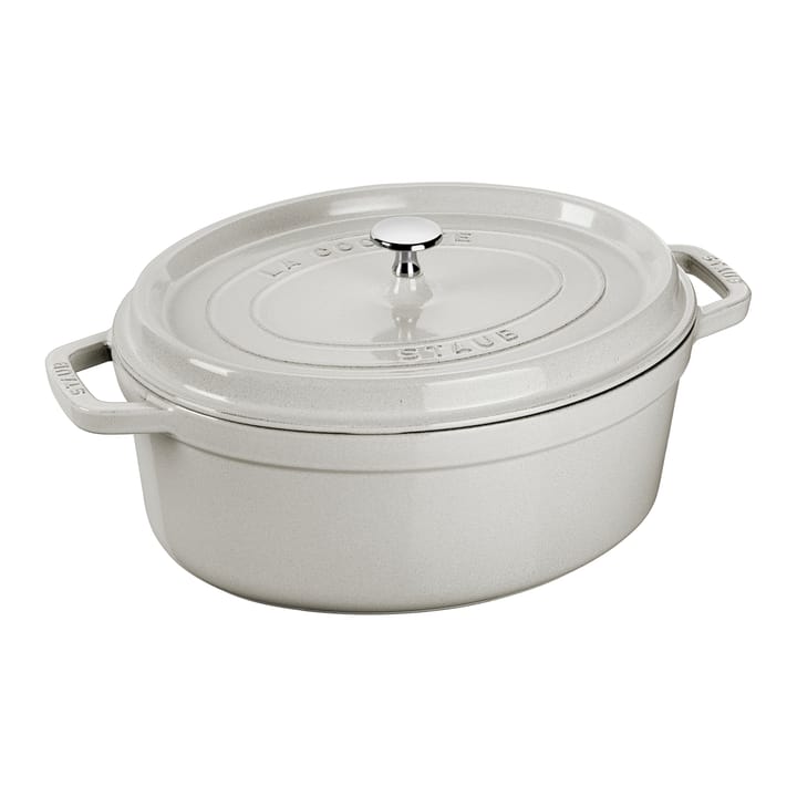 Travessa de forno oval Staub White Truffle - 4,2 l - STAUB