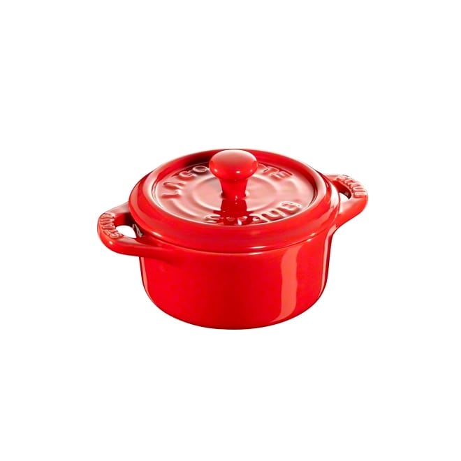 Travessa para forno mini redonda Staub 0,2 l - vermelho - STAUB