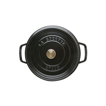 Travessa para forno mini redonda Staub 3,8 l - preto - STAUB