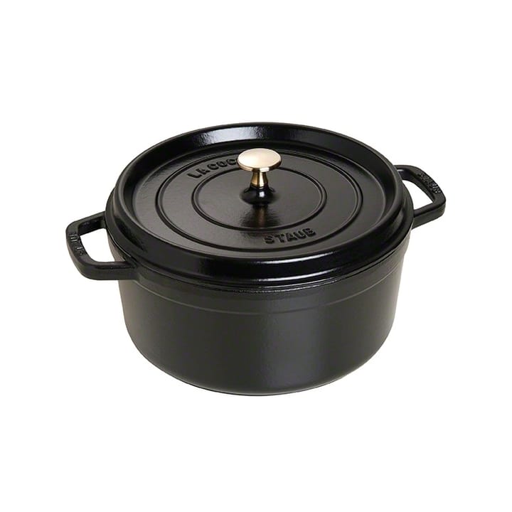 Travessa para forno mini redonda Staub 5,2 l - preto - STAUB