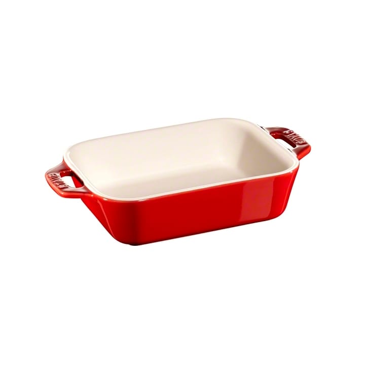 Travessa p/forno retangular Staub 14x11 cm - vermelho - STAUB