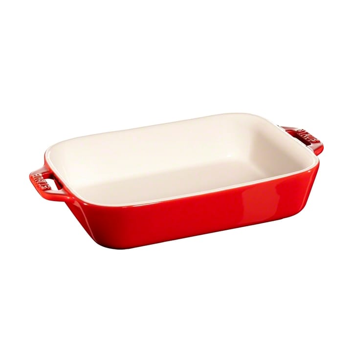 Travessa p/forno retangular Staub 20 x 16 cm - vermelho - STAUB