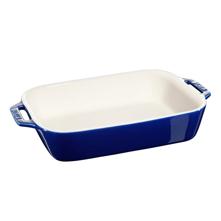 Travessa p/forno retangular Staub 27 x 20 cm - azul - STAUB