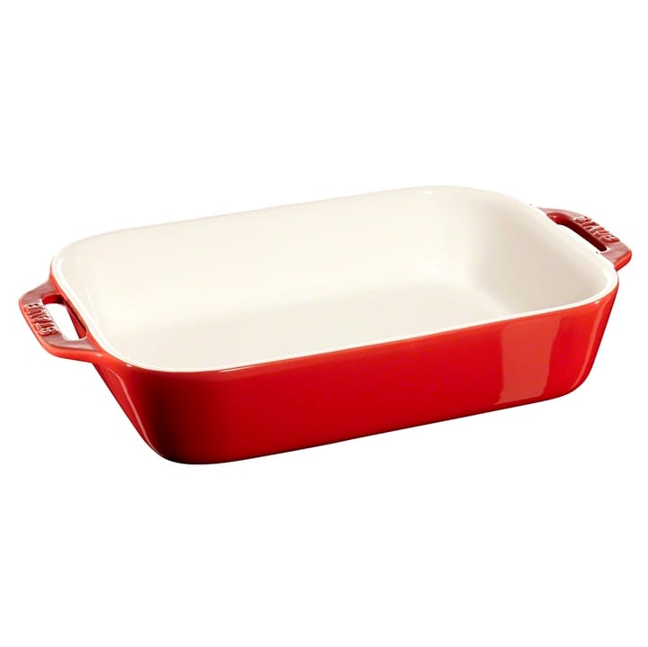 Travessa p/forno retangular Staub 27 x 20 cm - vermelho - STAUB