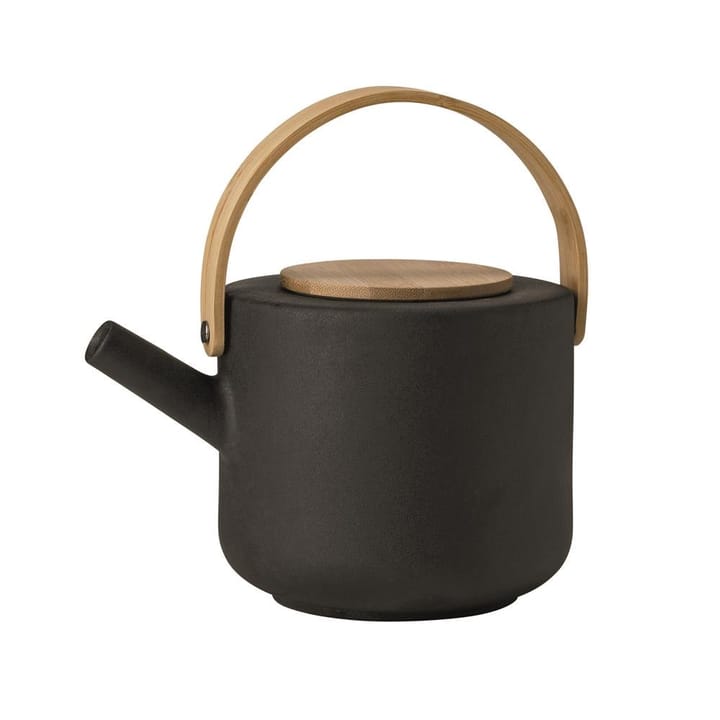 Bule de chá Theo, Preto Stelton